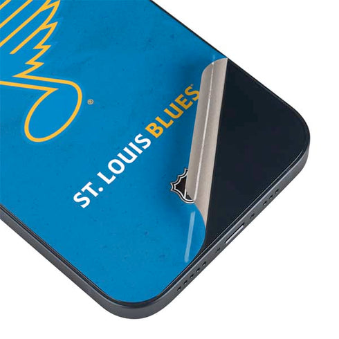 NHL St. Louis Blues Distressed iPhone 14 Plus Skin